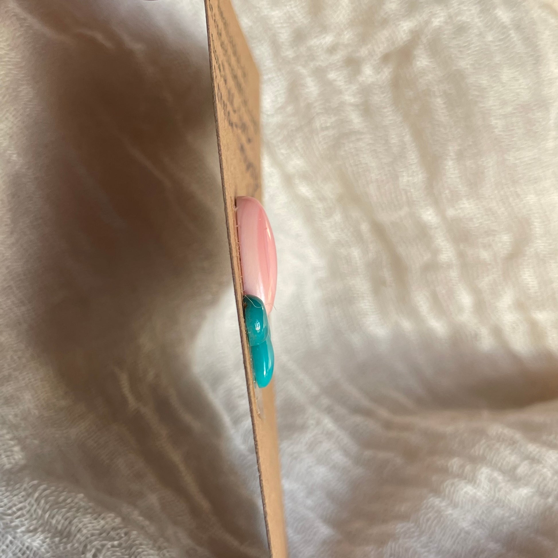 Turquoise / Pink Conch Cabochon - MIX91 5E13FE11-B9C7-4939-8411-64FA6386F9D6 Brandedandwild.com