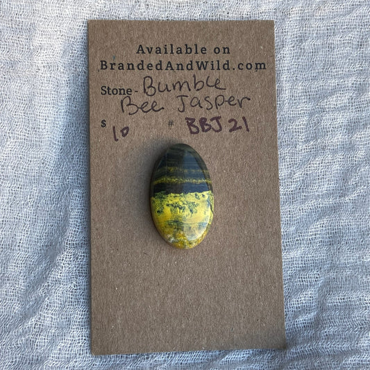 Bumblebee Jasper Cabochon - BBJ21
