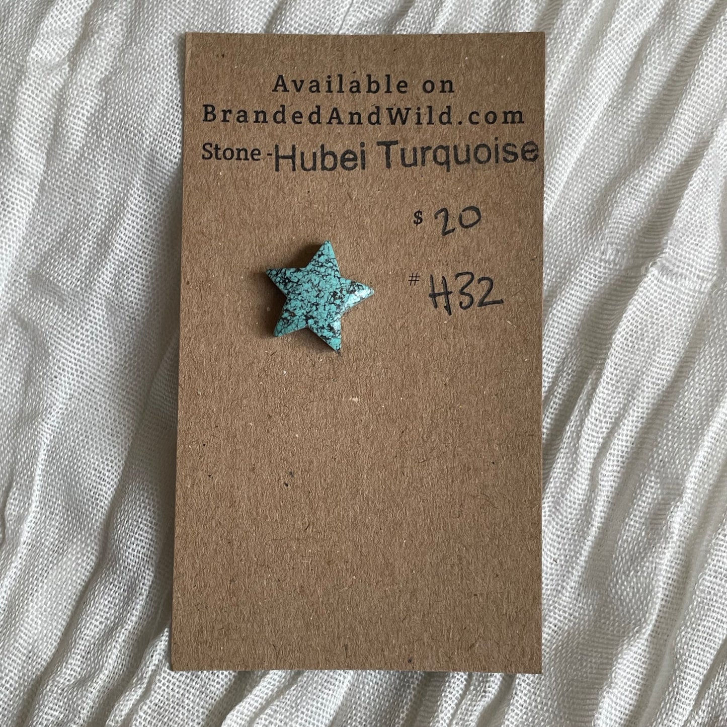 Hubei Turquoise Cabochon - H32 5E2991FF-A7FD-491D-99BD-DDA37F3FA6EB Brandedandwild.com