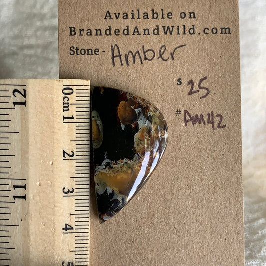 Amber Cabochon AM42