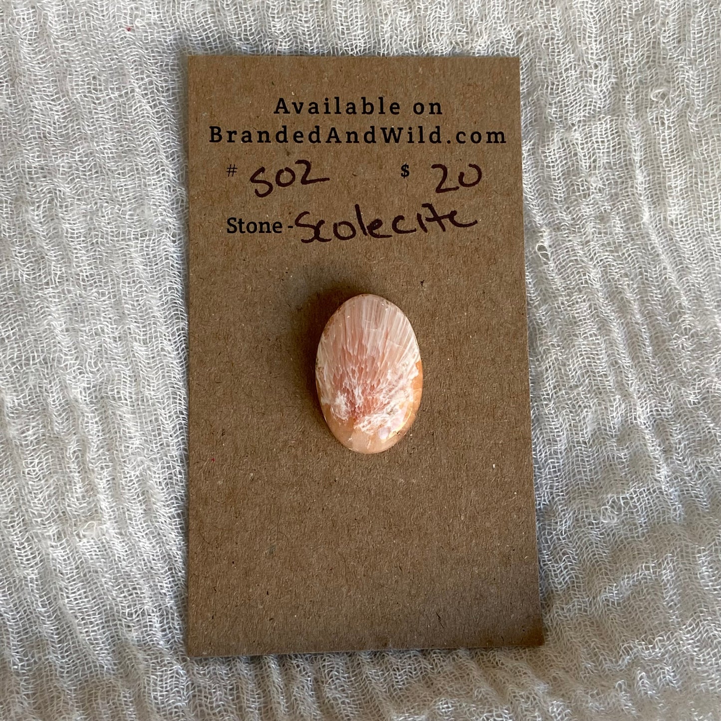 Scolecite Cabochon - S02