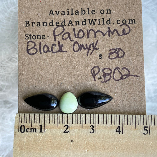 Palomino - Black Onyx Cabochon - PB02