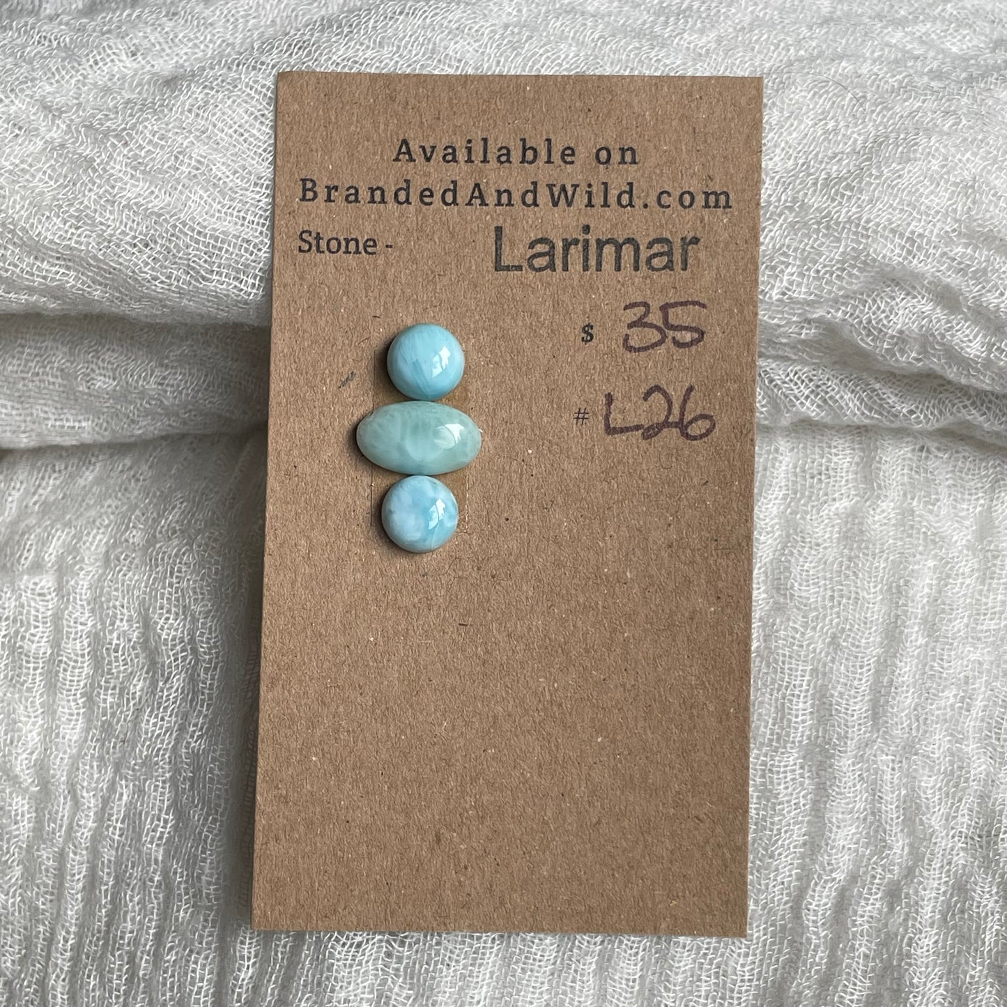Larimar Cabochon - L30