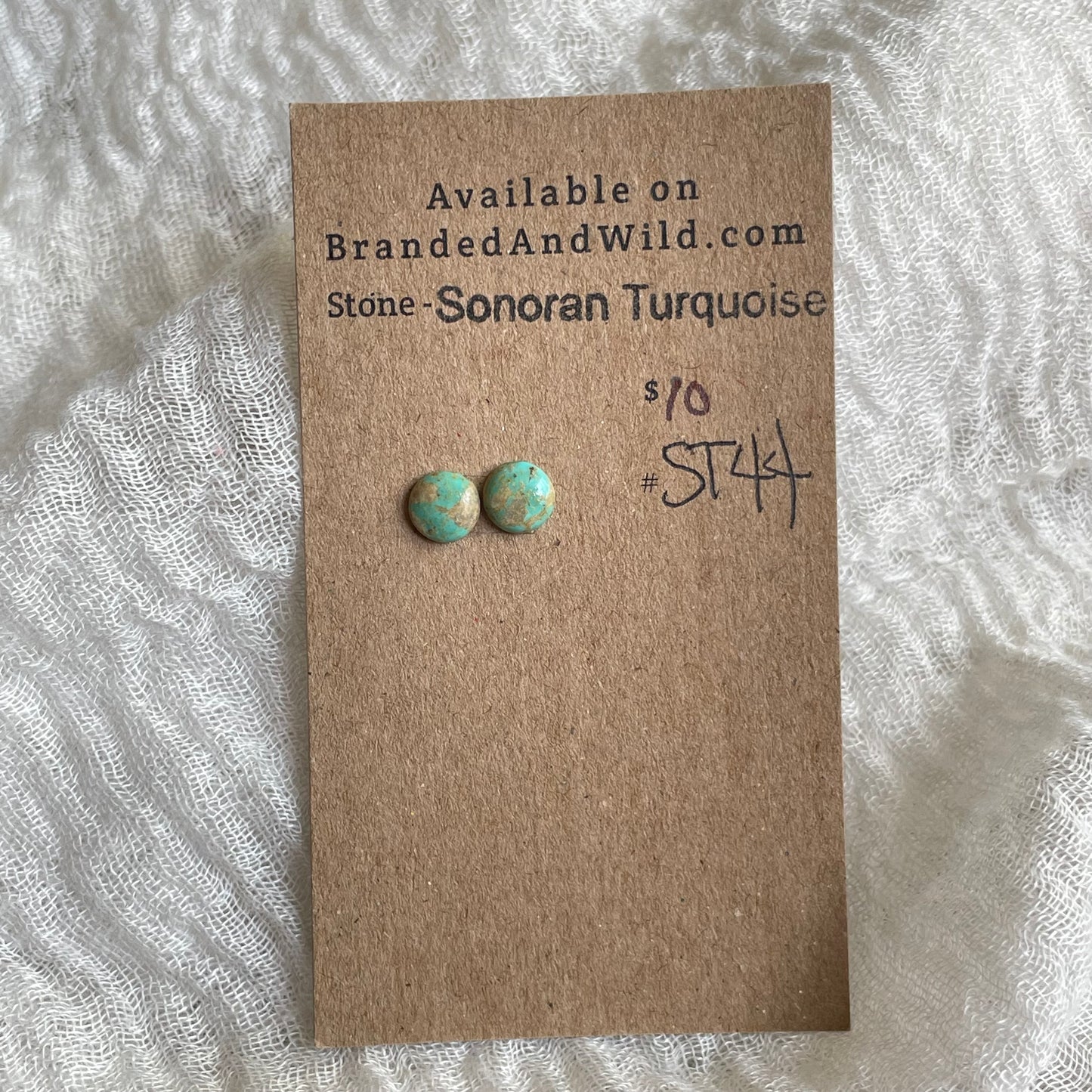Sonoran Turquoise Cabochon - ST44 5E969841-9815-40A5-B436-1FFBC00C700D Brandedandwild.com