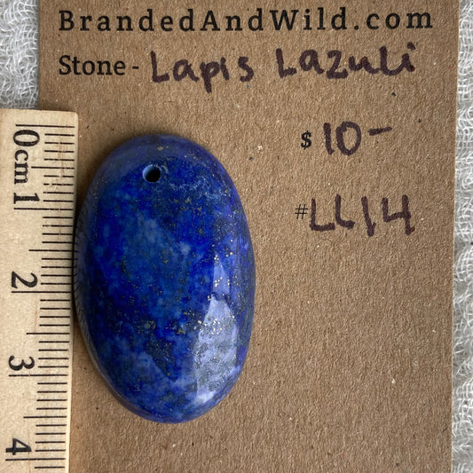 Lapis Lazuli Cabochon -Drilled- LL14