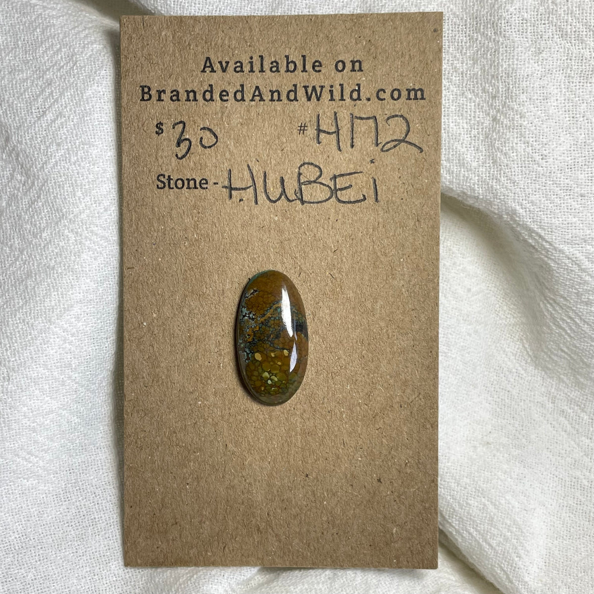 Hubei Turquoise Cabochon - H172 5EA550EA-7E51-4268-9B60-6AAB496E3F58 Brandedandwild.com
