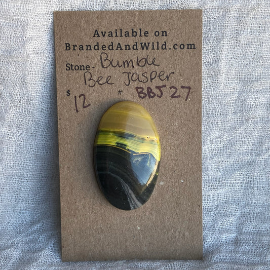 Bumblebee Jasper Cabochon - BBJ27