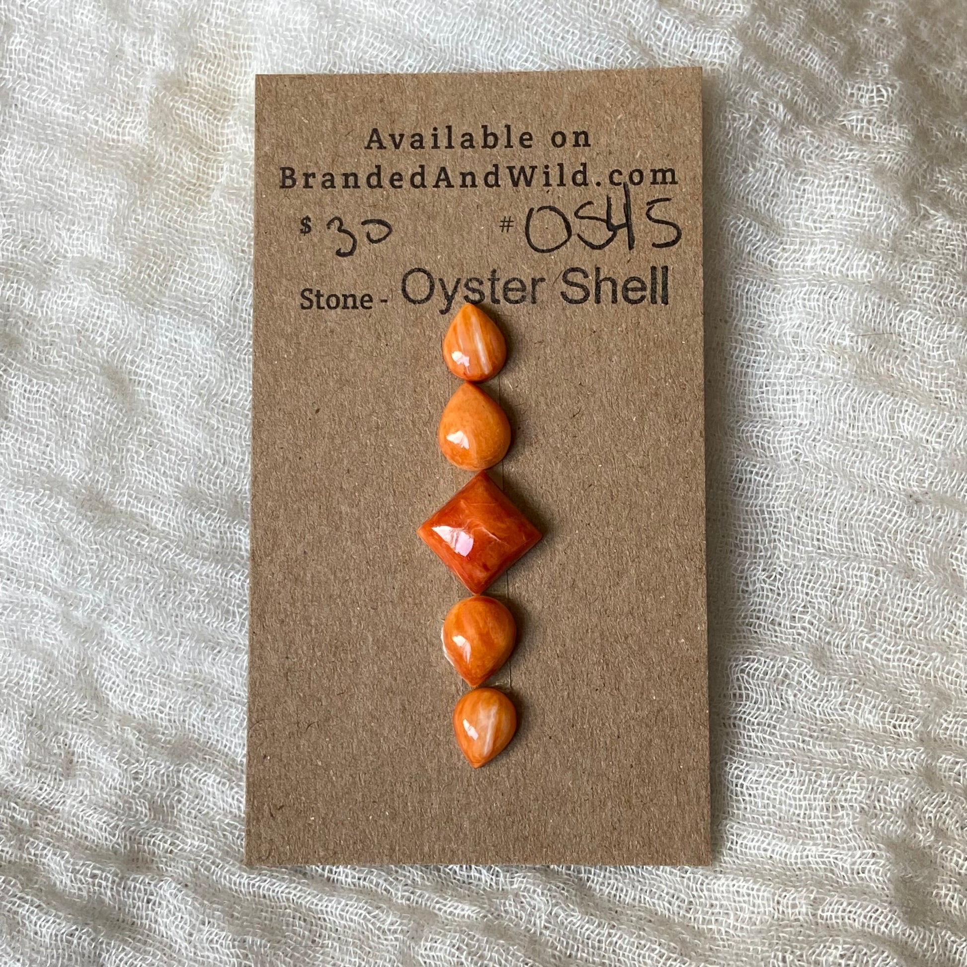 Oystershell Cabochon - OS45 5EC1DFF7-9EEB-44D3-9646-0515377B8602 Brandedandwild.com