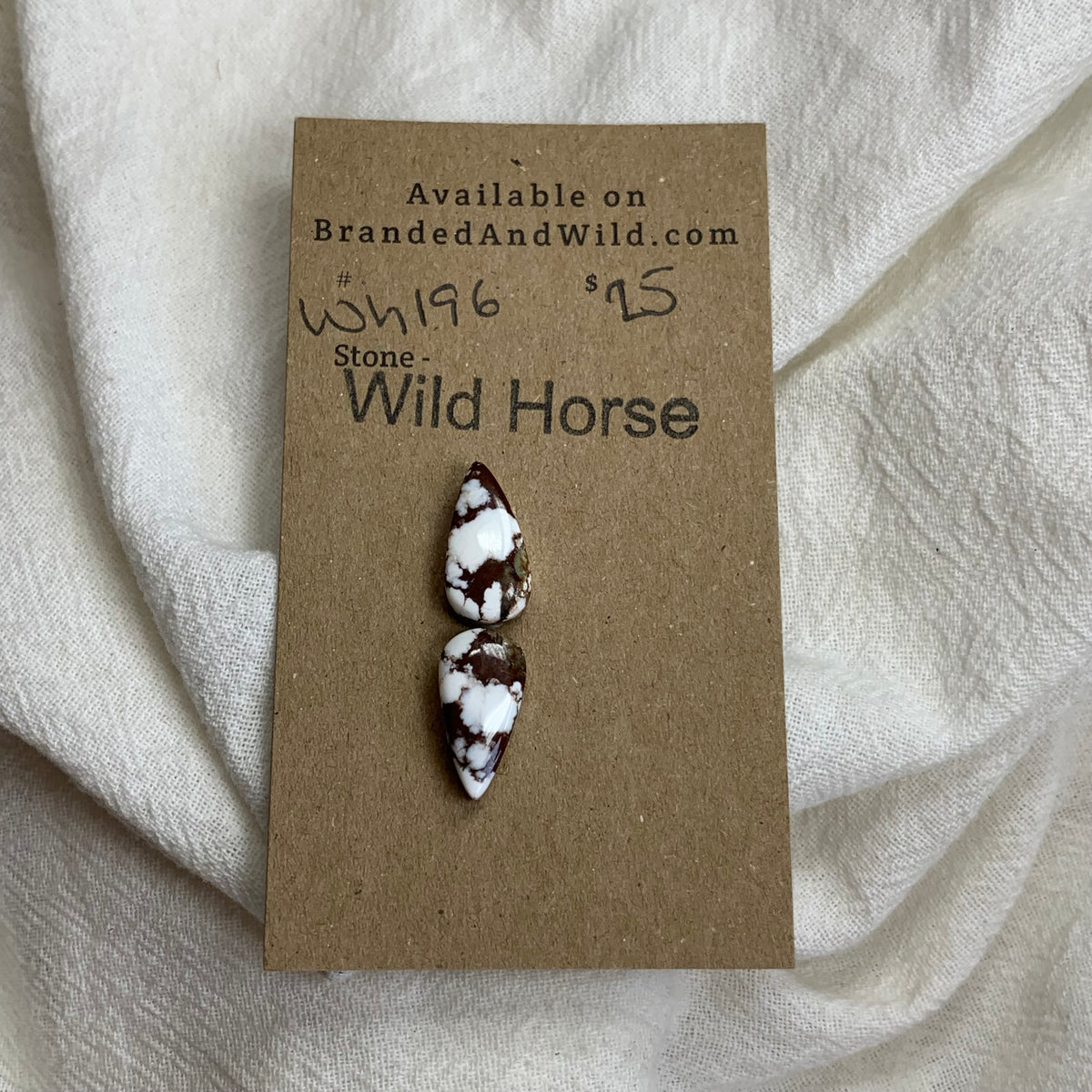 Wild Horse Cabochon - WH196 5ED4C98D-C22A-441D-8E1E-C5845D46085F Brandedandwild.com