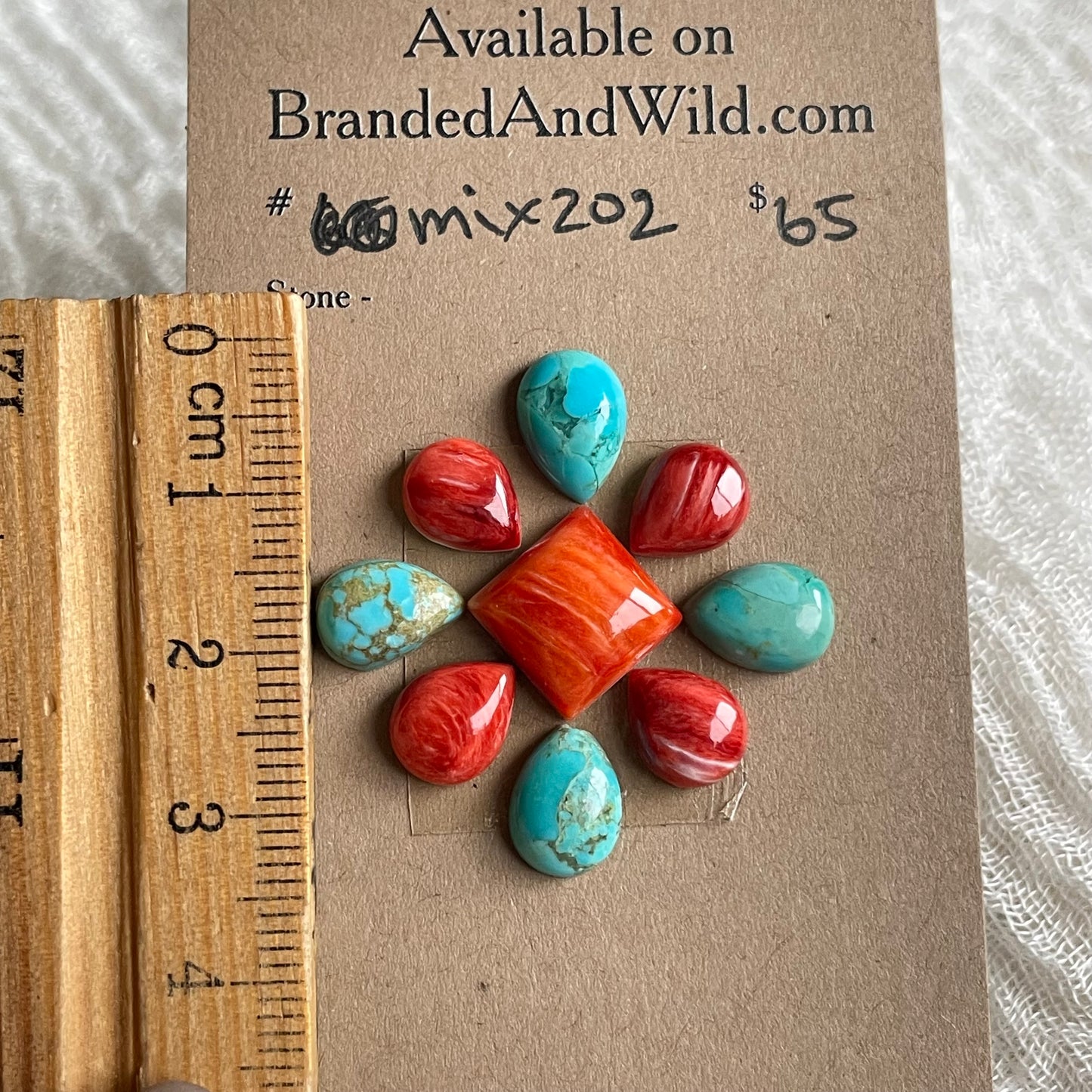 Kingman Mix Cabochon - MIX202 5EF05839-04C2-4A03-A5BC-3A691F4ECEF6 Brandedandwild.com