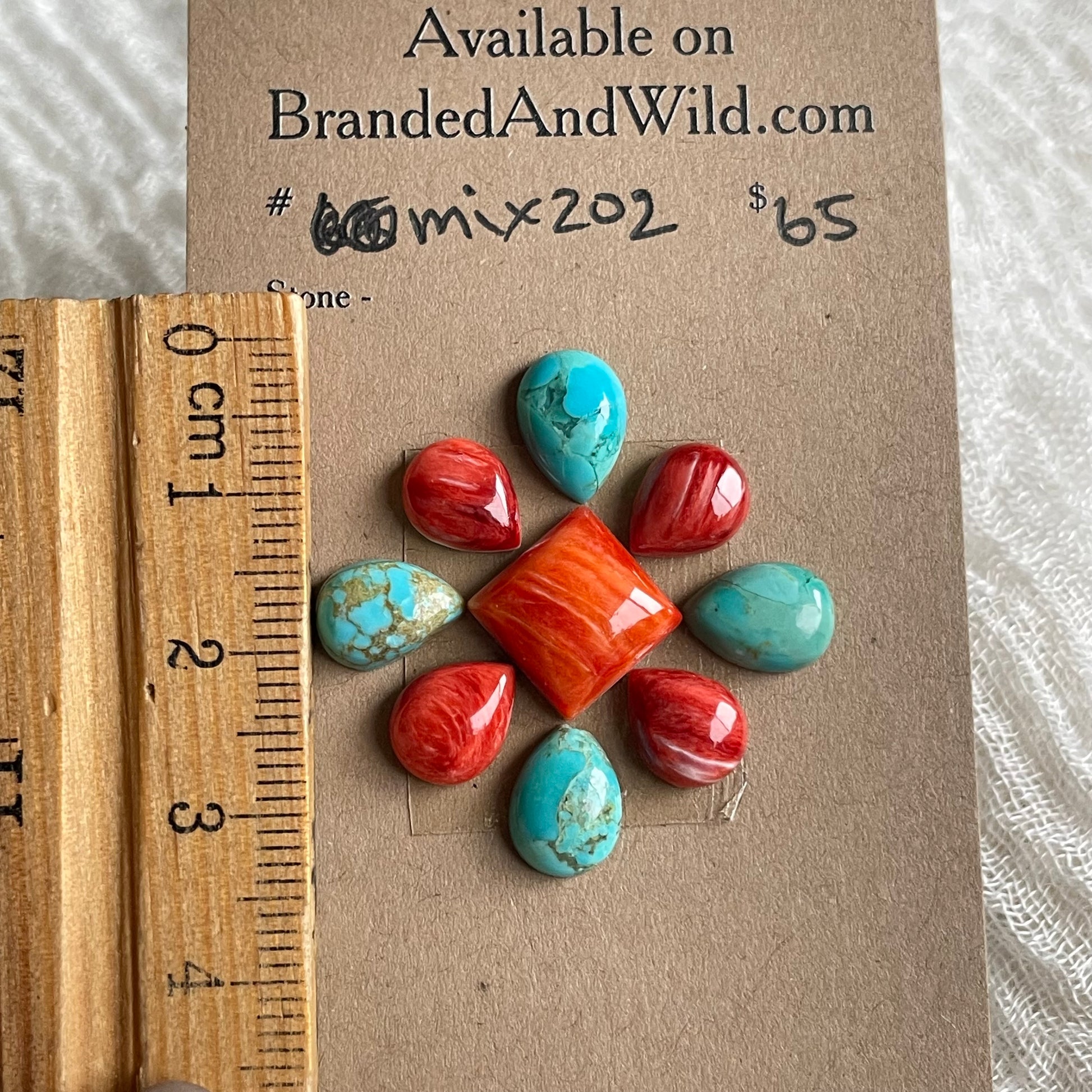 Kingman Mix Cabochon - MIX202 5EF05839-04C2-4A03-A5BC-3A691F4ECEF6 Brandedandwild.com