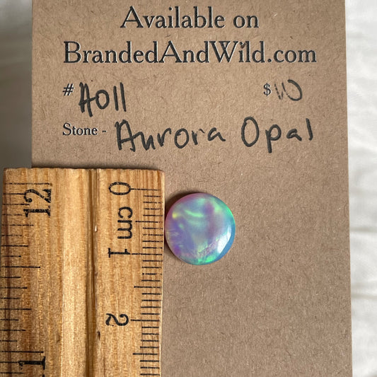 Aurora Opal Cabochon - A011 5EFAD9D2-2249-4C46-9C5E-6F5813EAFA86 Brandedandwild.com