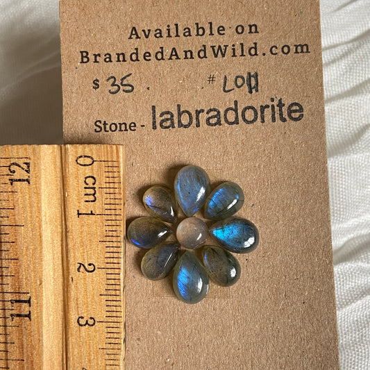 Labradorite Cabochon - L011 5F000B63-C10F-4137-B055-C281E42EF7D0 Brandedandwild.com