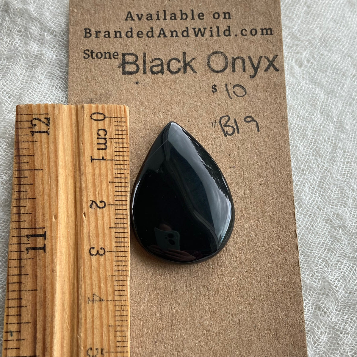 Black Onyx - Cabochon - B19