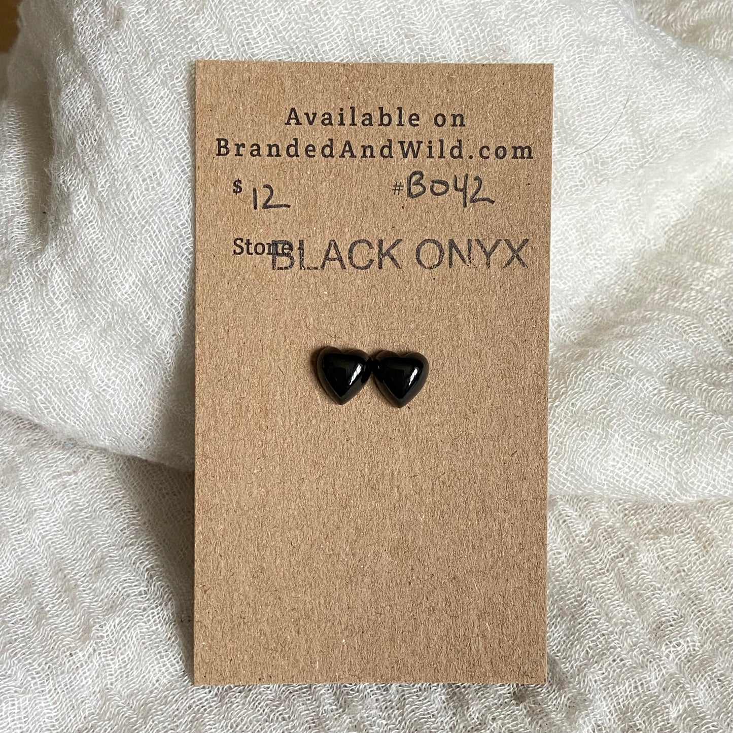 Black Onyx Cabochon - B42 5F230890-41A1-4CD4-AF7B-674A28F037F9 Brandedandwild.com