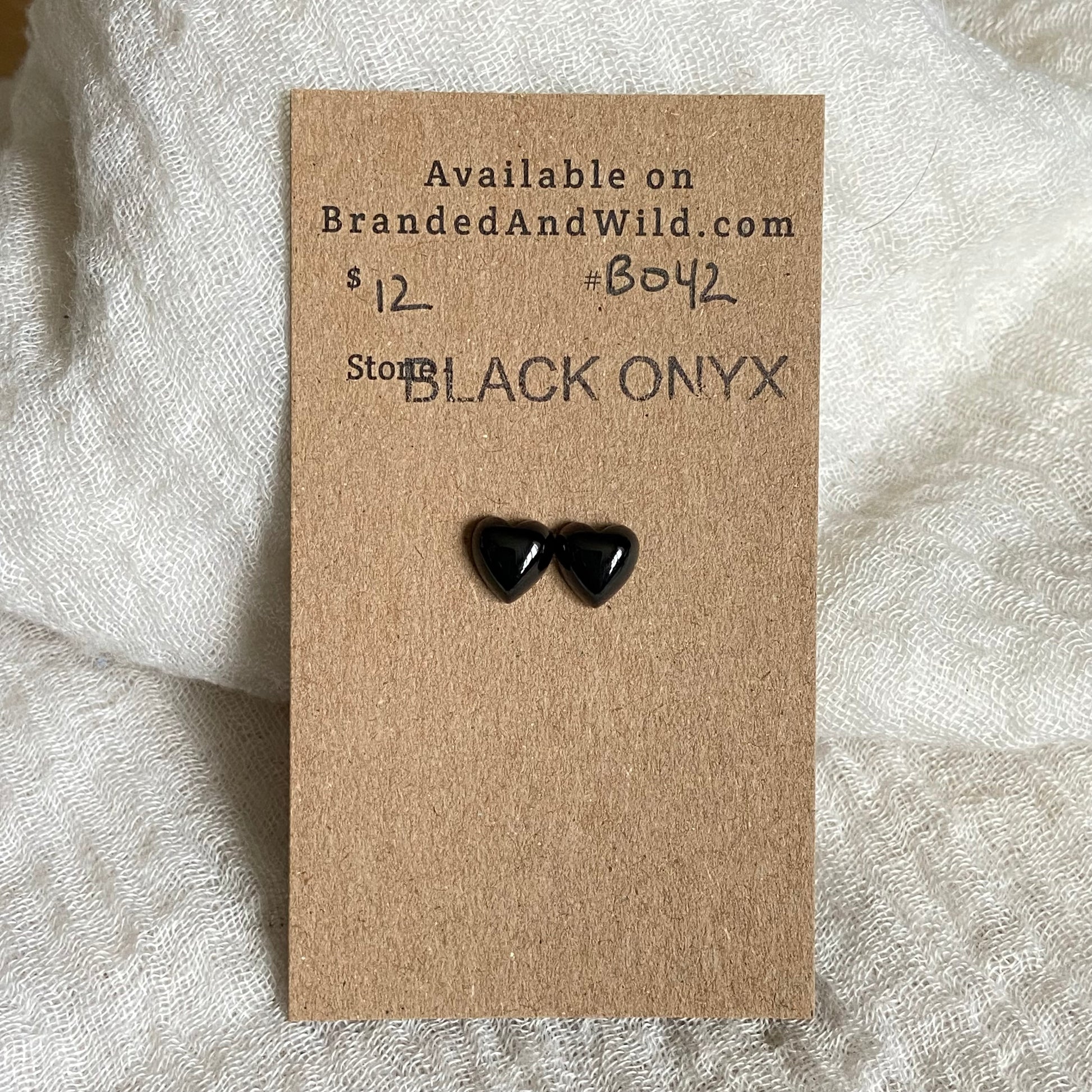 Black Onyx Cabochon - B42 5F230890-41A1-4CD4-AF7B-674A28F037F9 Brandedandwild.com