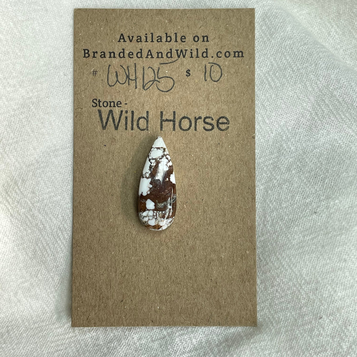 Wild Horse Cabochon - WH125 5F326E15-1344-4EAA-98D7-E6466E999EAB Brandedandwild.com