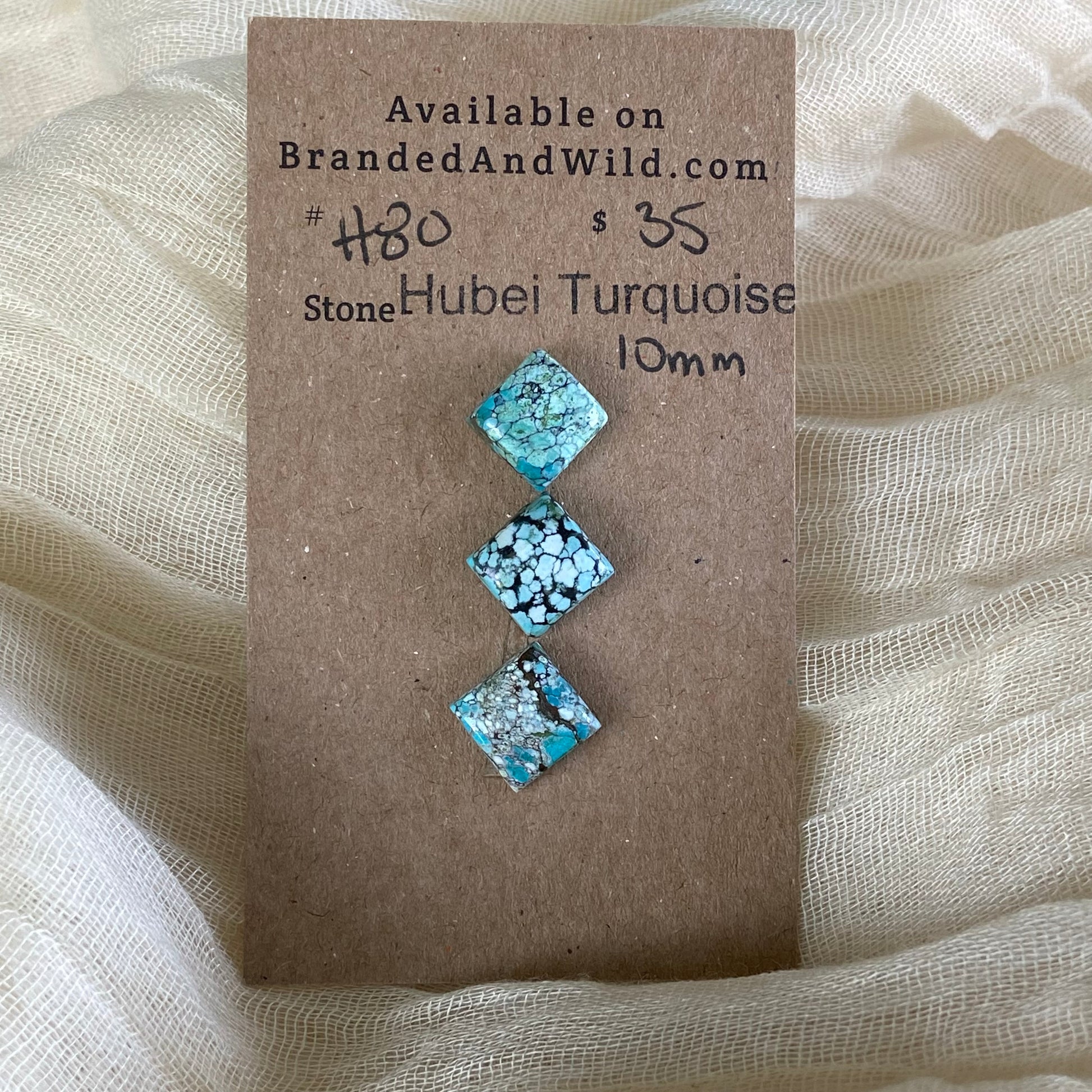 Hubei Turquoise Cabochon - H80 5F493E5A-07F5-4955-B024-2FF05E2A7BFF Brandedandwild.com