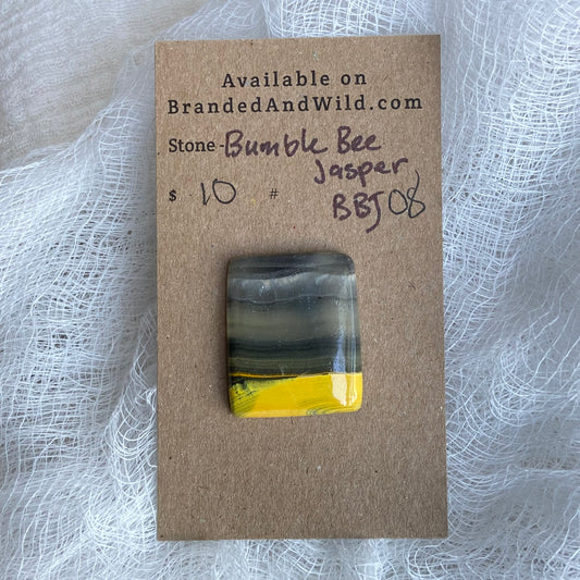 Bumblebee Jasper Cabochon - BBJ08