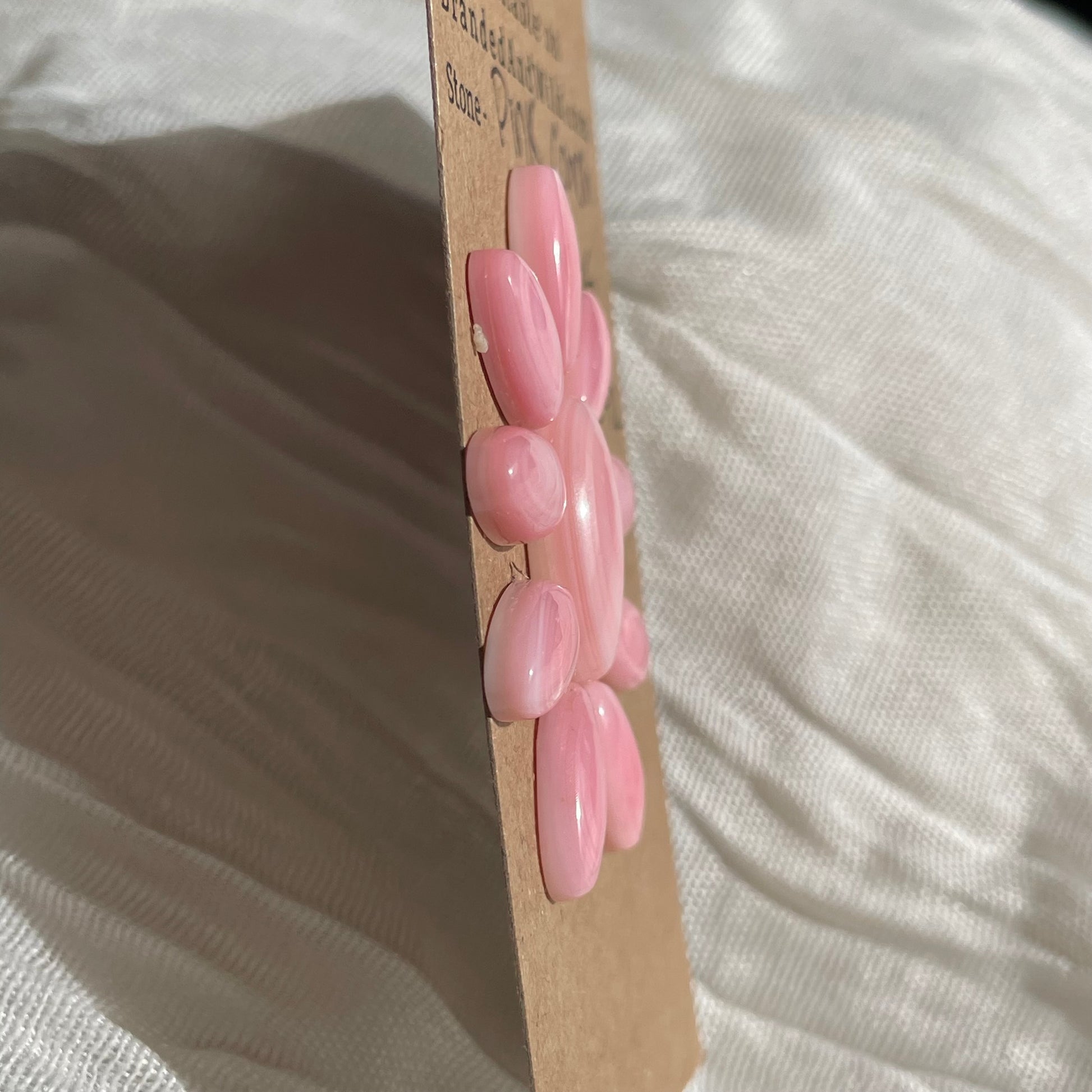 Pink Conch Cabochon - PC92 5F8F8B80-1619-4BE0-9A4D-CEFAFA930E4F Brandedandwild.com