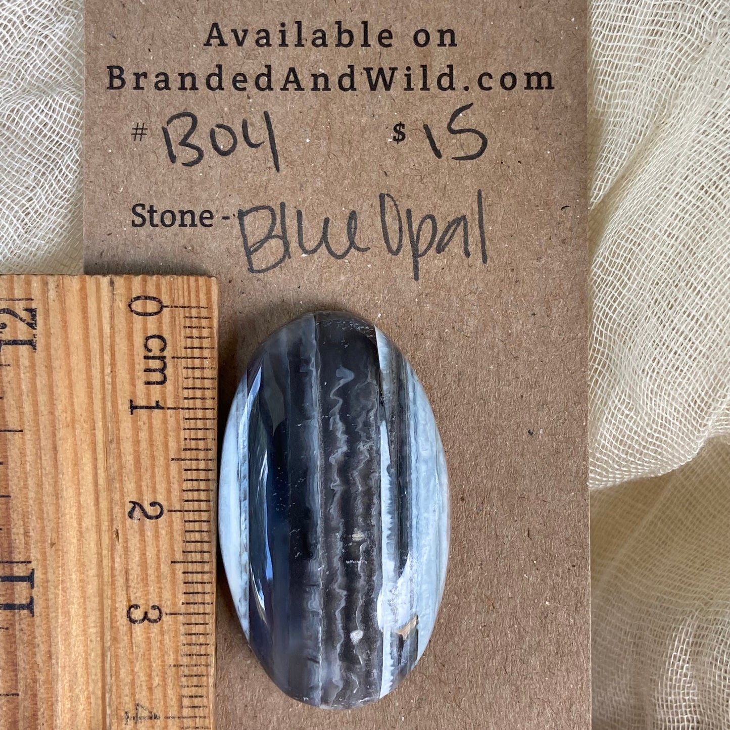 Blue Opal Cabochon - B04