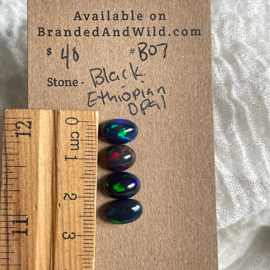 Black Opal - Cabochon - B07 5FA396E3-6213-4831-AC3A-8BCEBDA28558 Brandedandwild.com