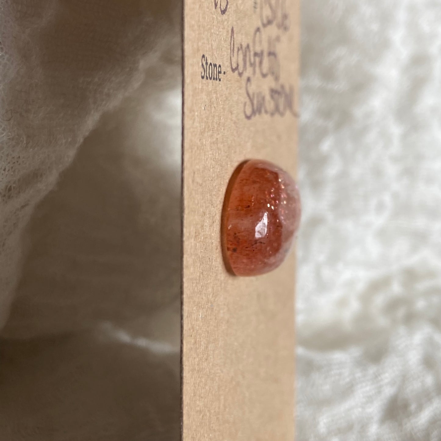 Confetti Sunstone Cabochon - CS06 5FAD52C1-5D57-4E5A-A28A-55A97E3EA39C Brandedandwild.com