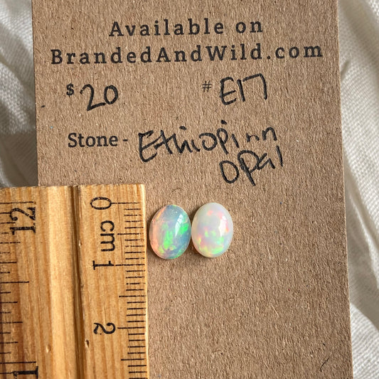 Ethiopian Opal Cabochon - E17 5FAE0BD5-6455-4E26-8A1A-C838812C4FB5 Brandedandwild.com