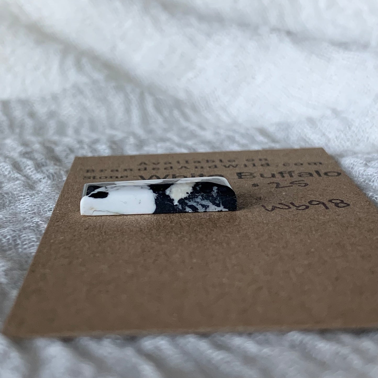 White Buffalo Cabochon - WB98