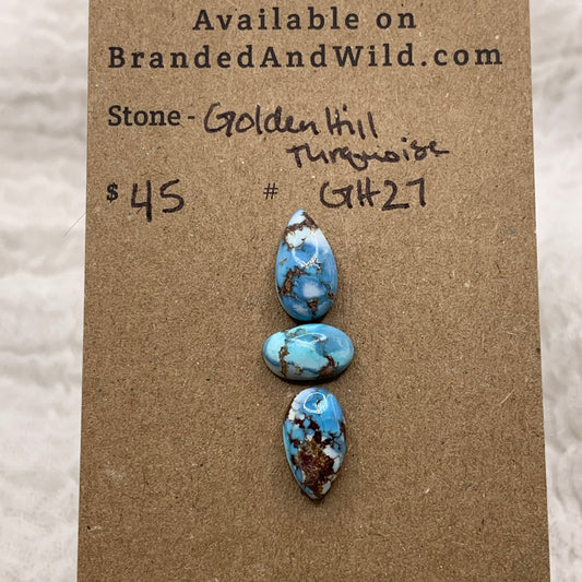 Golden Hill Turquoise Cabochon - GH27