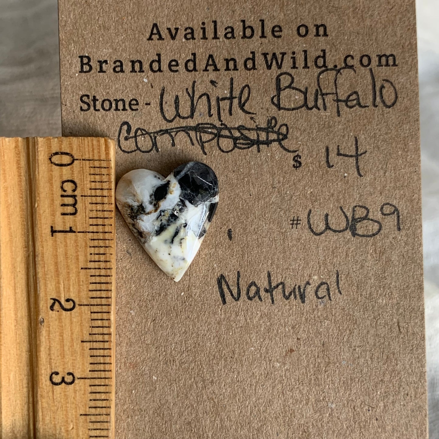 White Buffalo Cabochon - WB9