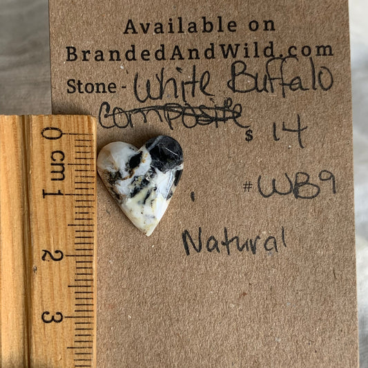 White Buffalo Cabochon - WB9