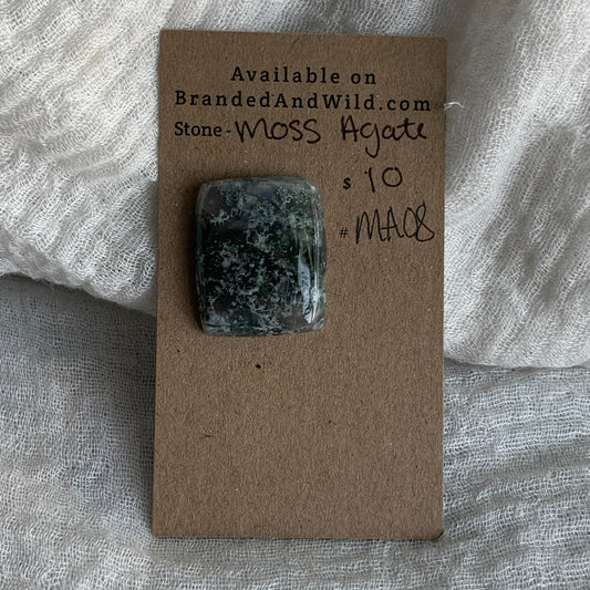 Moss Agate Cabochon - MA08