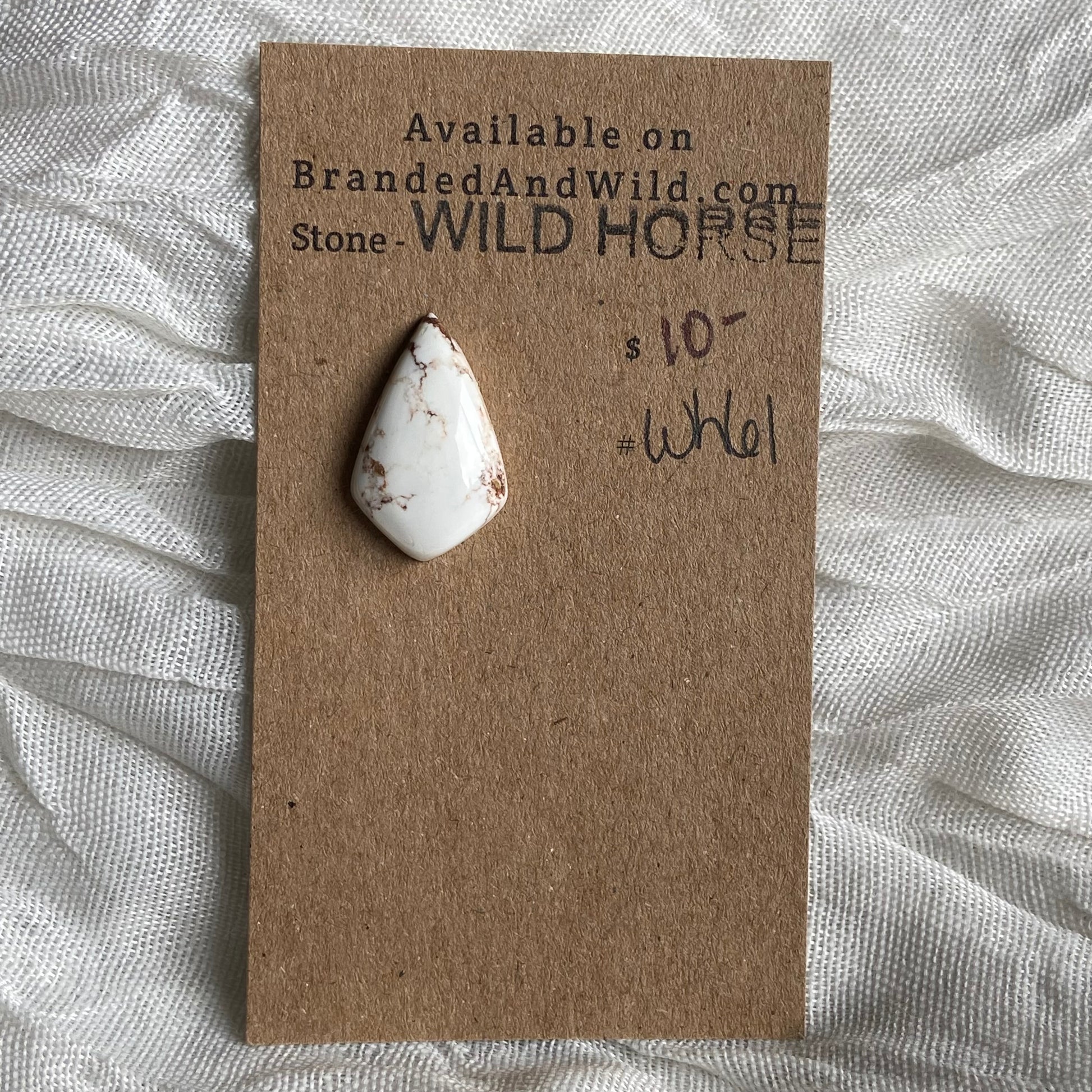 Wild Horse Cabochon - WH61 600463A0-E349-4DC5-8FF8-04219FC555BF Brandedandwild.com