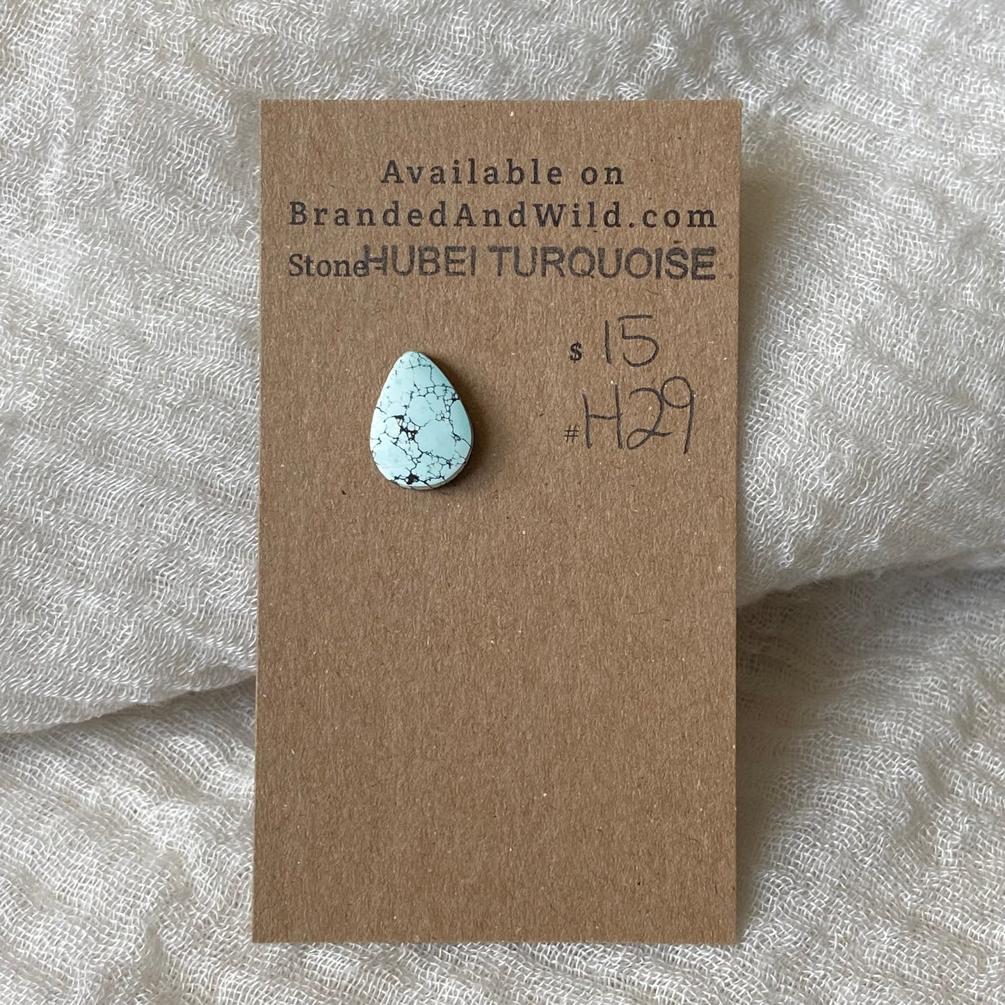 Hubei Turquoise Cabochon - H29 600587CC-07B9-4920-94E8-0AD15163EA72 Brandedandwild.com