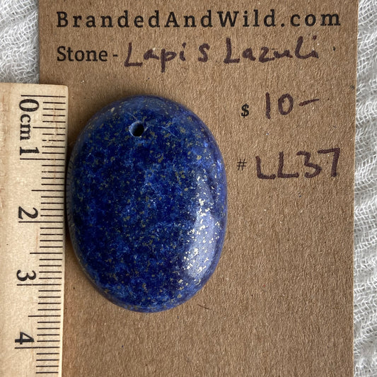 Lapis Lazuli Cabochon -Drilled- LL37