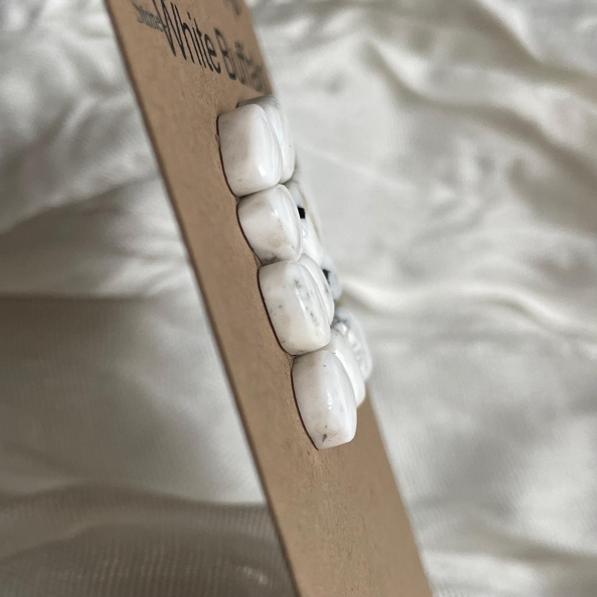 White Buffalo Cabochon - WB10 60137792-F079-4CB7-840A-AA8D8D0B1A0E Brandedandwild.com