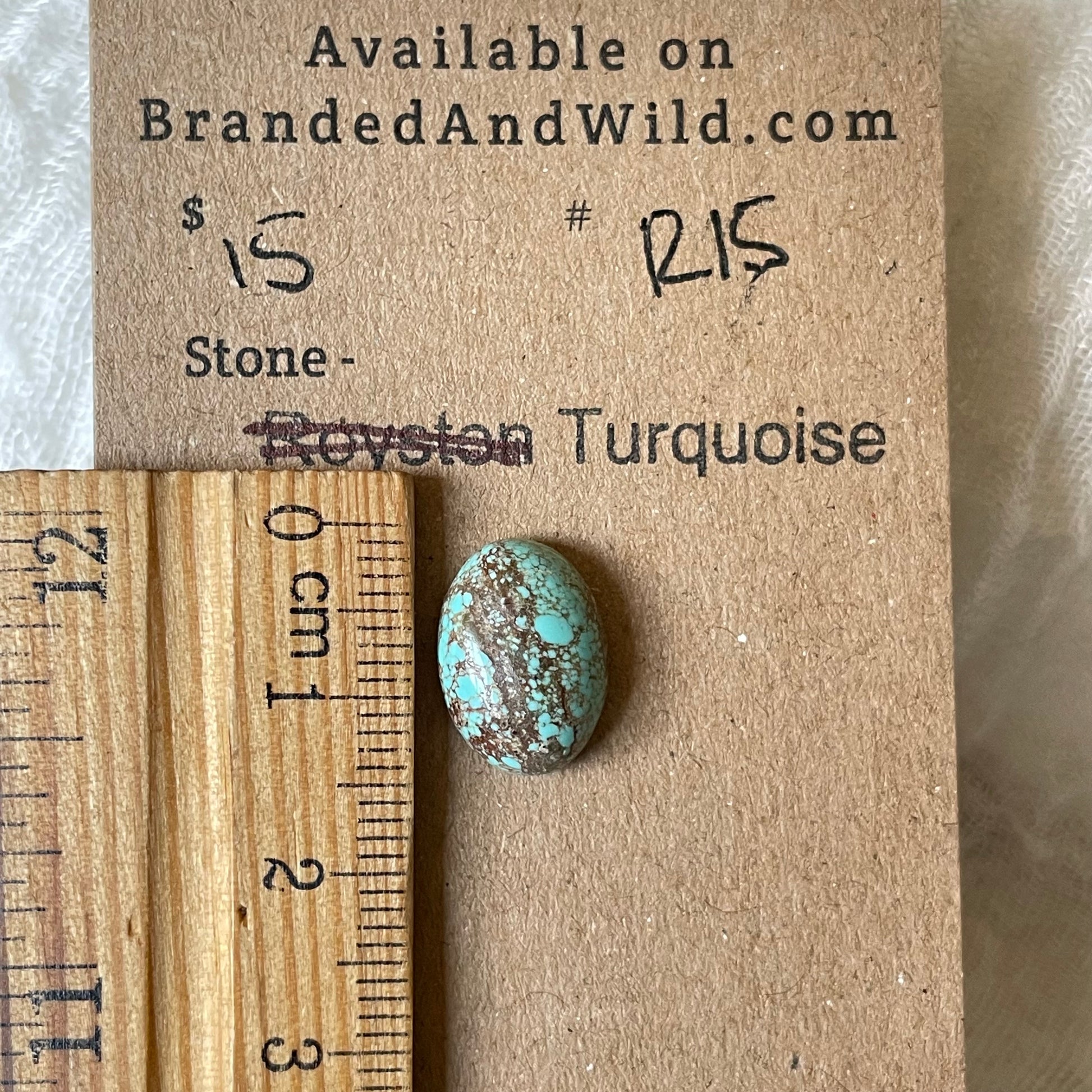 #8 Turquoise Cabochon - R15 602328DB-F76E-48EC-B5C3-71F14C58BF4F Brandedandwild.com