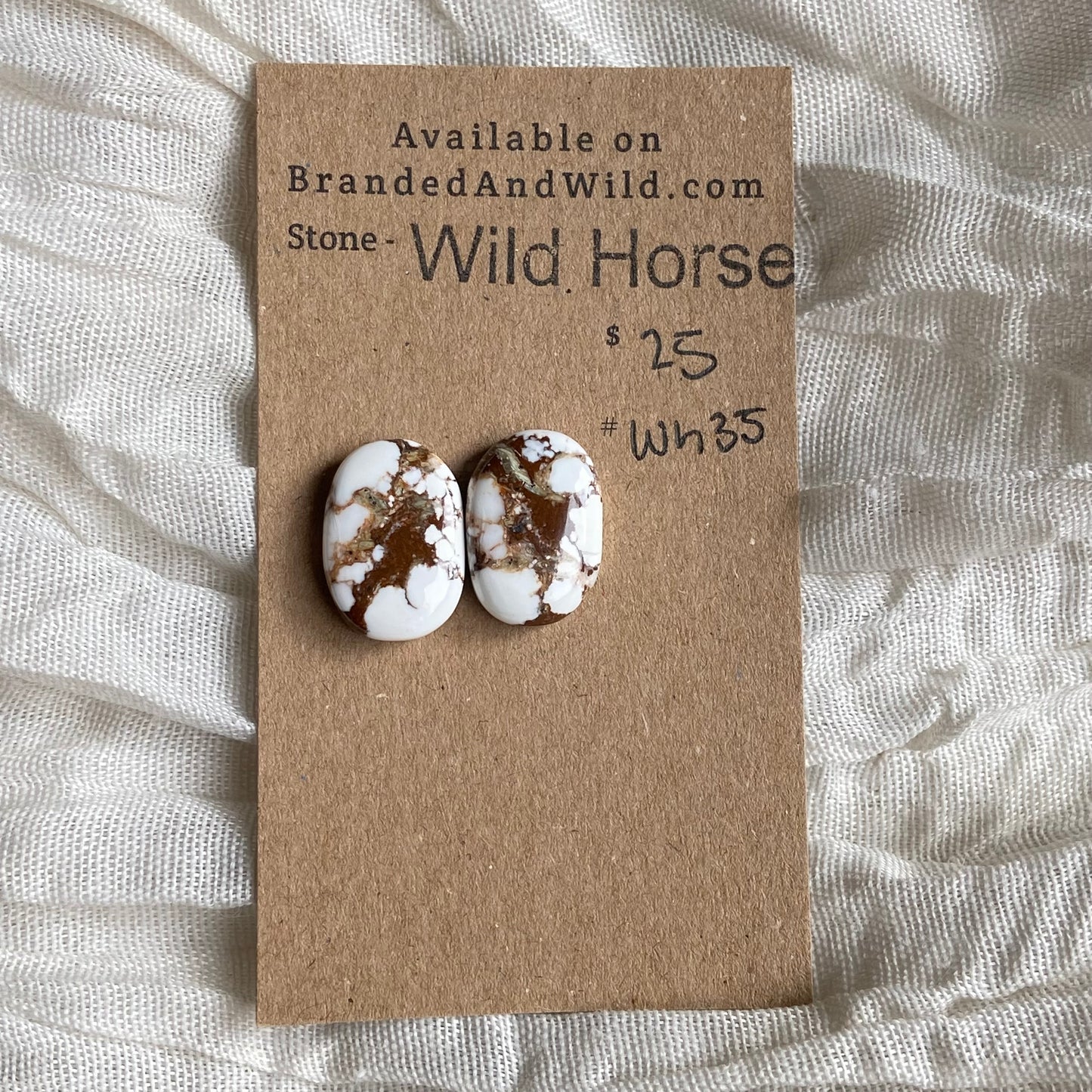 Wild Horse Cabochon - WH35 60313ECA-7950-408E-A4AE-24223AF37E5F Brandedandwild.com