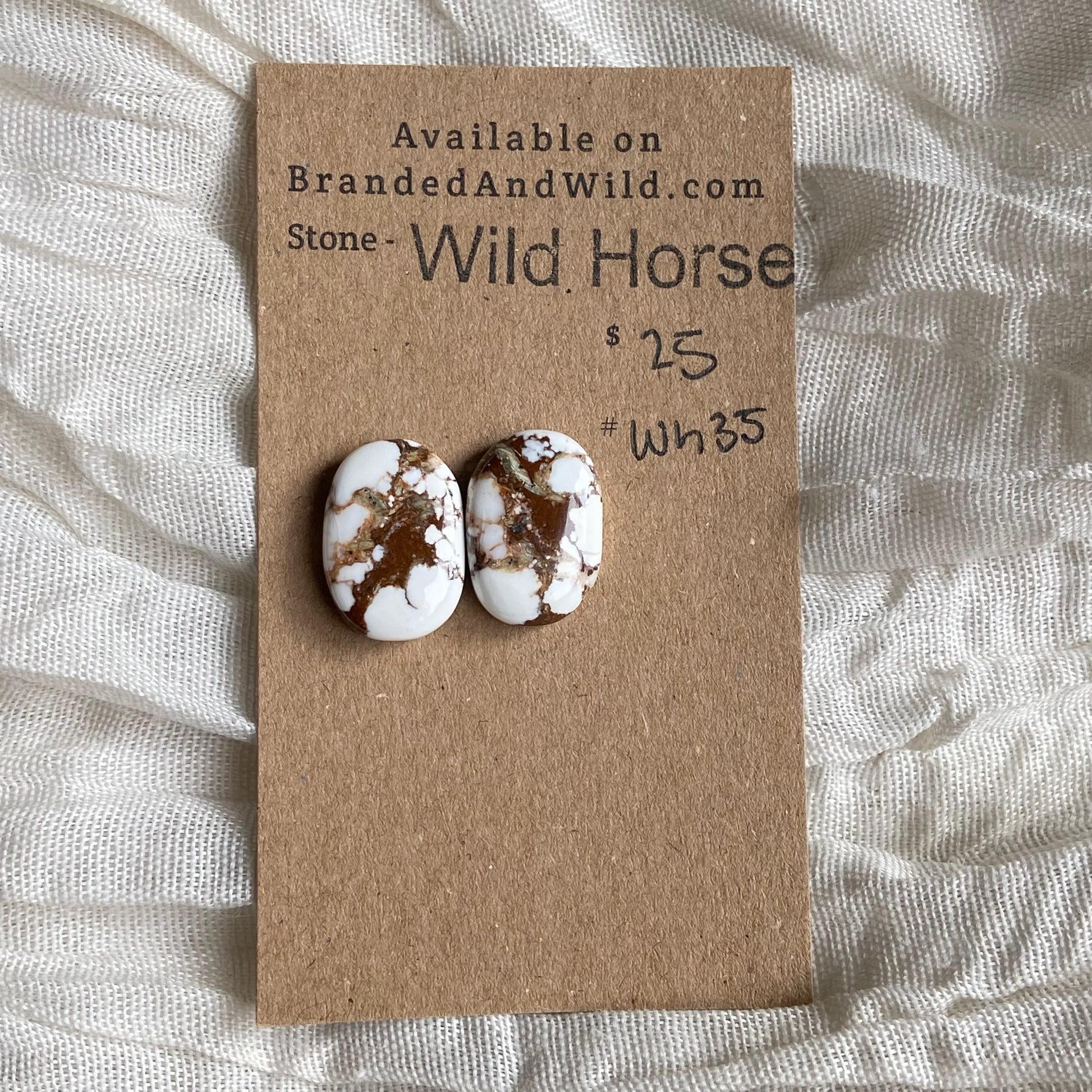 Wild Horse Cabochon - WH35 60313ECA-7950-408E-A4AE-24223AF37E5F Brandedandwild.com