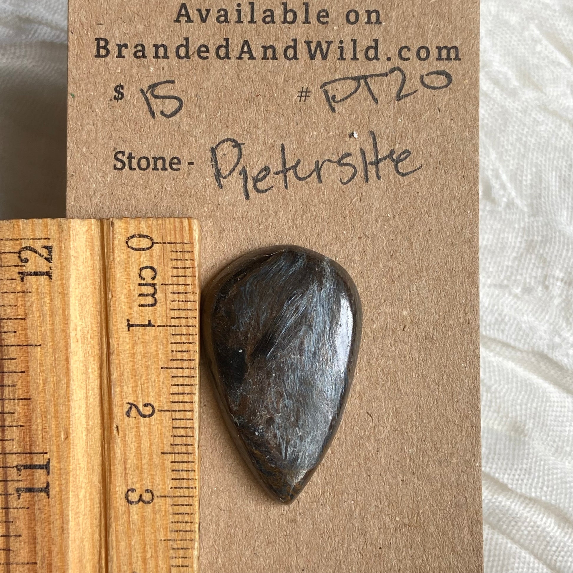 Pietersite Cabochon - PT20 60456B20-435C-424A-8F8B-CB3466BE5220 Brandedandwild.com