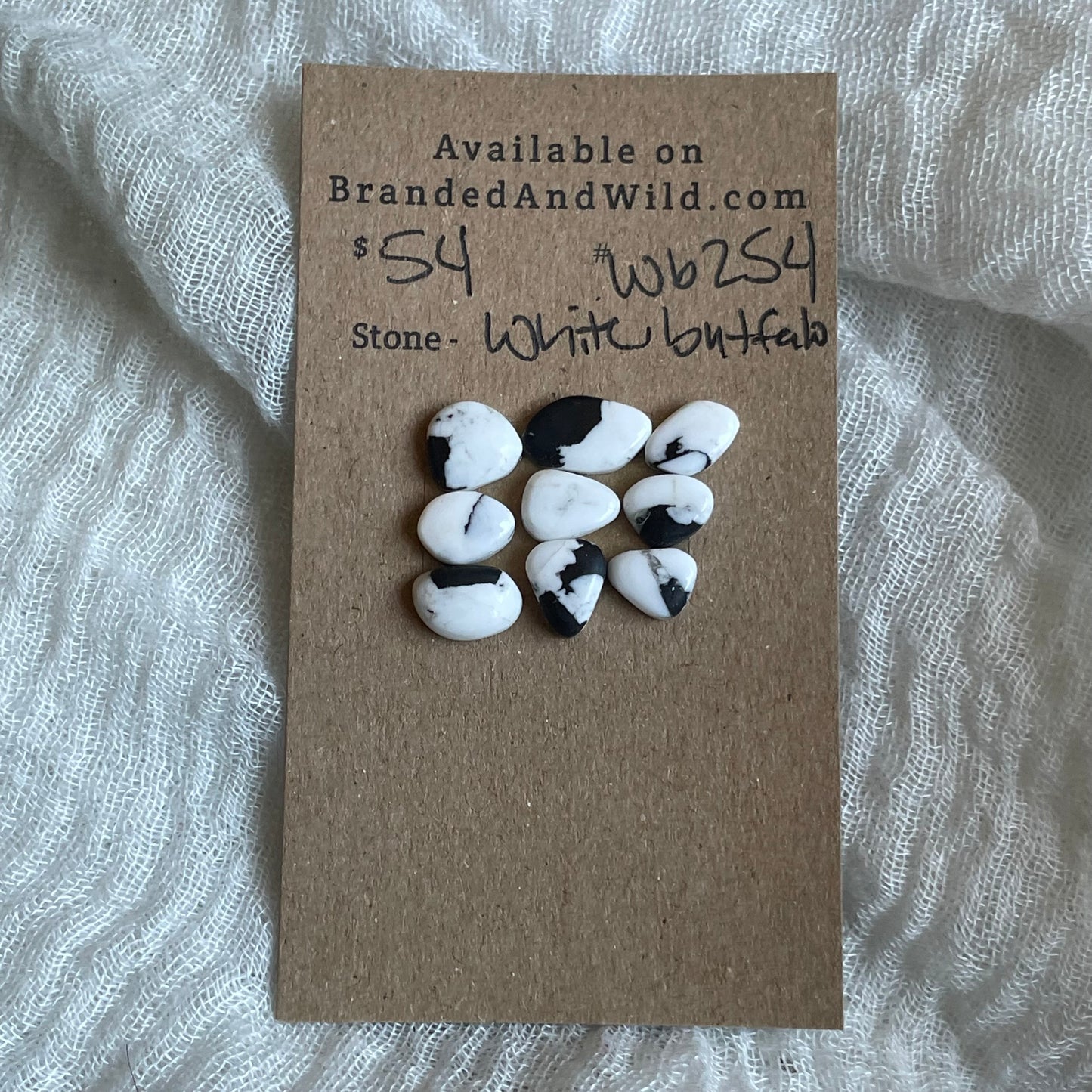 White Buffalo Cabochon - WB254