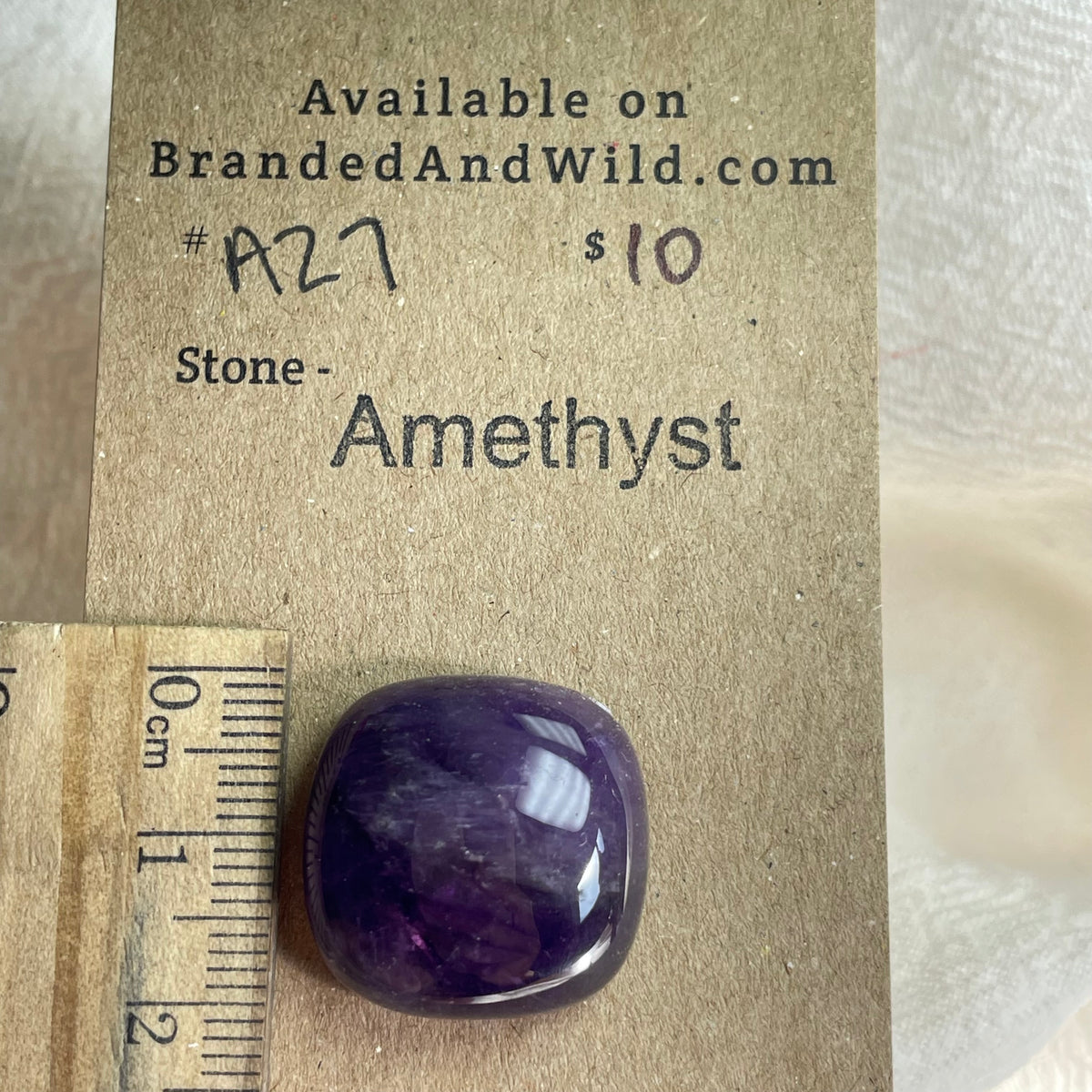 Amethyst Cabochon - A27 607A7328-5C2F-4478-903D-74E7CA5AB503 Brandedandwild.com