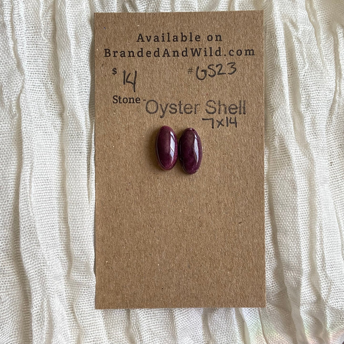 Oyster Shell Cabochon - OS23