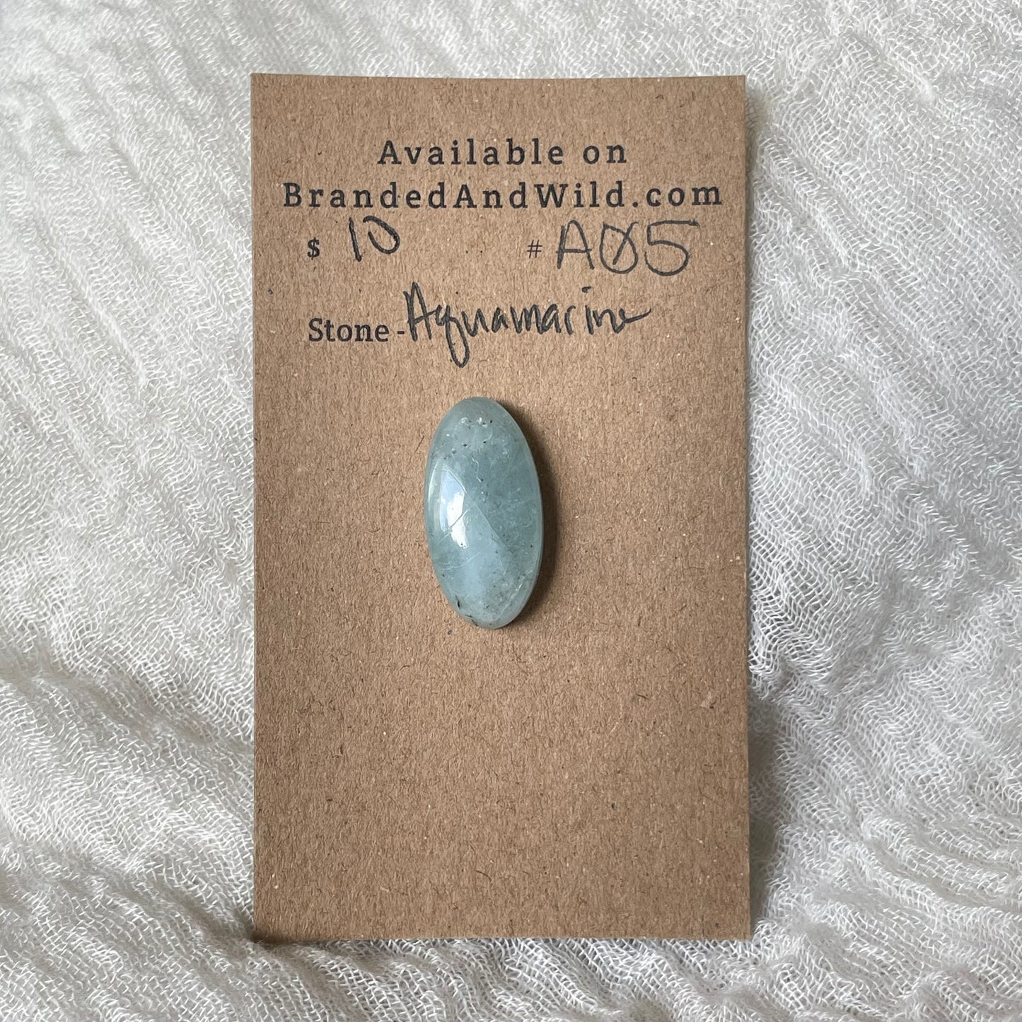 Aquamarine Cabochon AQ5 60BA5B4F-B146-47B8-9FB0-6FEB89AA72A7 Brandedandwild.com
