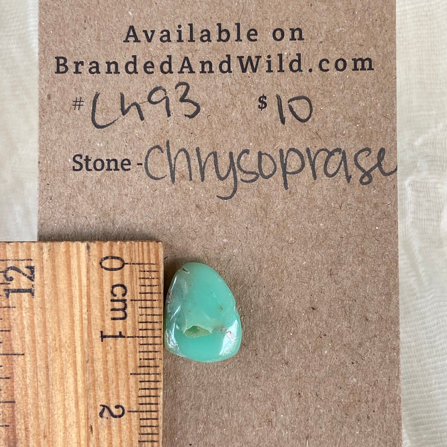 Chrysoprase Cabochon - Ch93 60E8119F-E579-4574-A298-C08B537E1F88 Brandedandwild.com