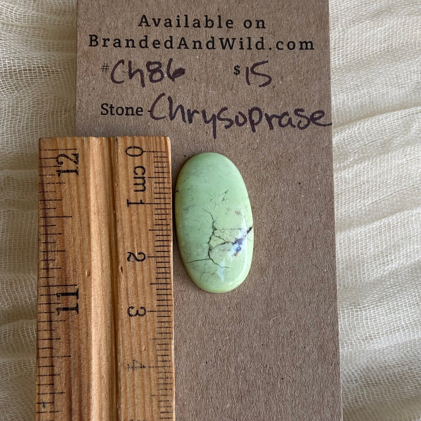 Chrysoprase Cabochon - Ch86