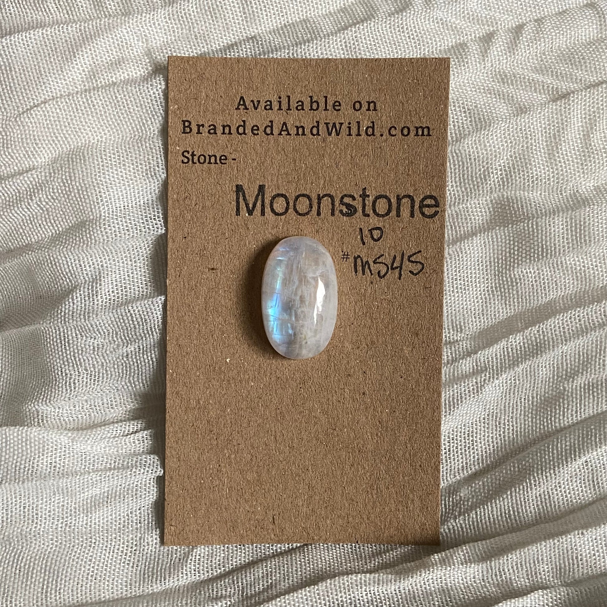 Moonstone cabochon - Ms45 611CE739-1A38-4D3A-AA34-2C11EAD97EBE Brandedandwild.com