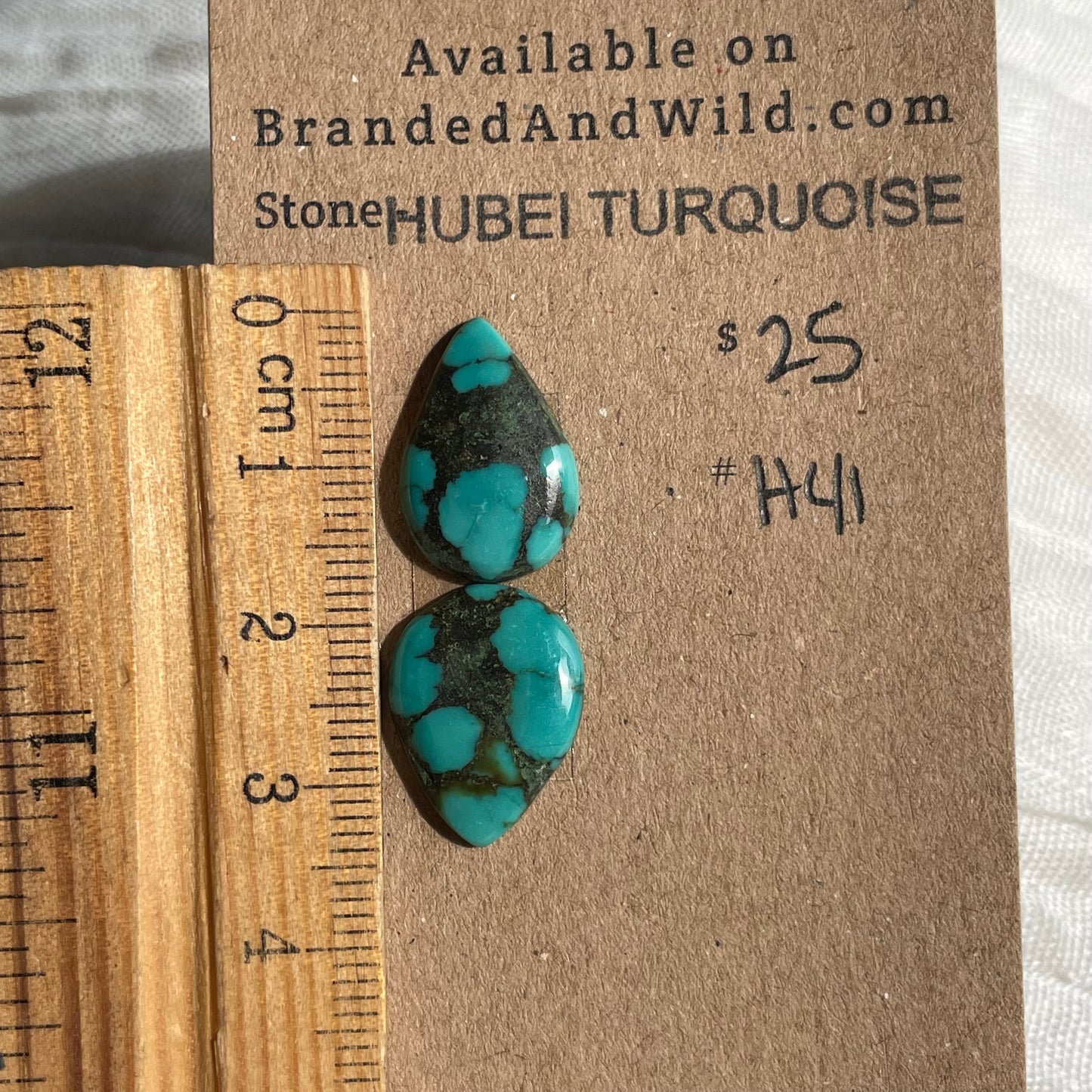 Hubei Turquoise Cabochon - H41 613C6C8B-5D37-44E6-839A-FA7BE8CB0E6A Brandedandwild.com