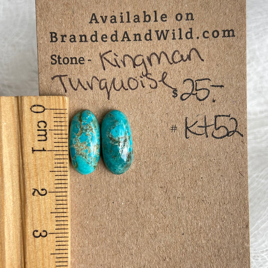 Kingman Turquoise (composite) Cabochon - KT52